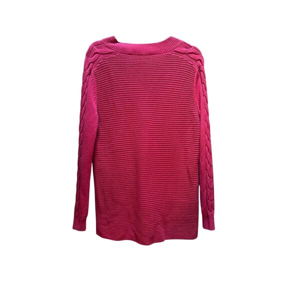 CAbi Standout red knit v-neck sweater sz XS Style #3714 - Picture 3 of 5